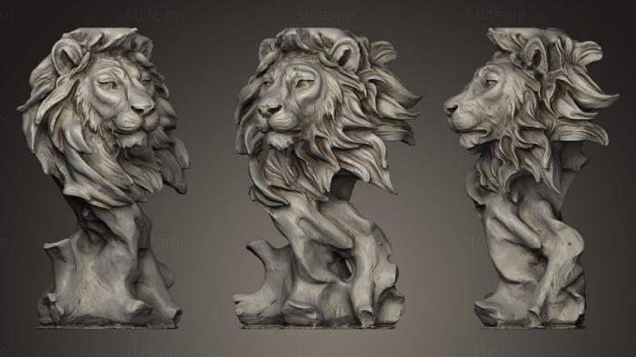 Маски и морды животных Lion head